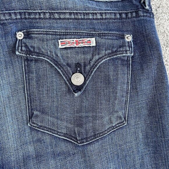 Hudson Jeans Women's Dark Blue Cropped Denim - Picture 4 of 12